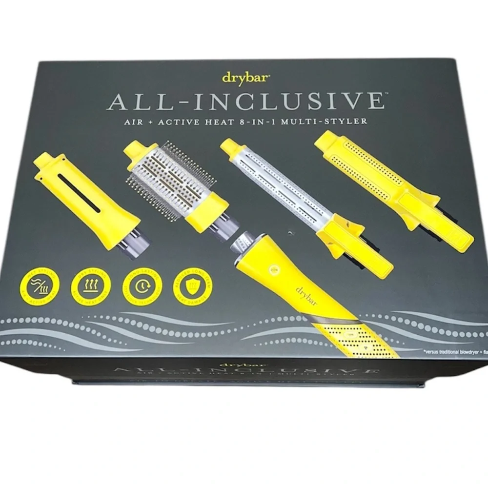 Drybar Yellow All Inclusive Air + Active Heat 8 in 1 Multi-Styler